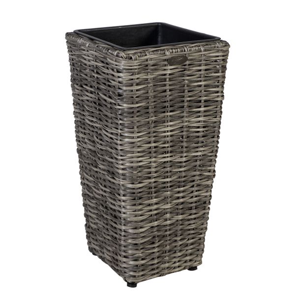Lillepotiümbris WICKER 28x28xH60cm, hall