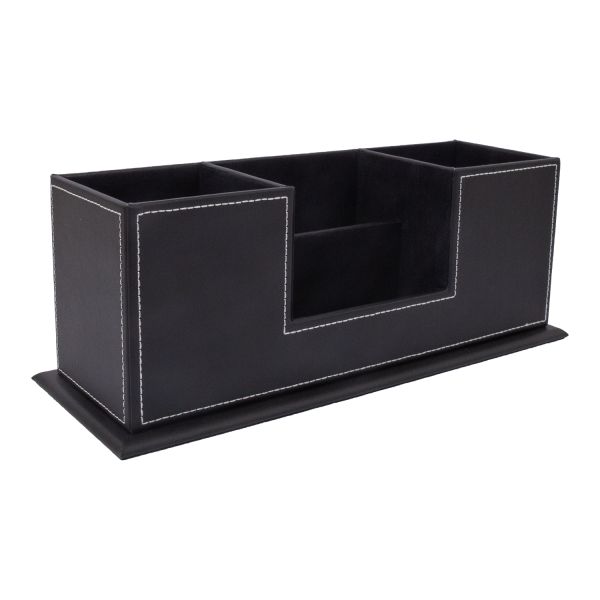Pen holder WALTER 8x28xH11cm, black