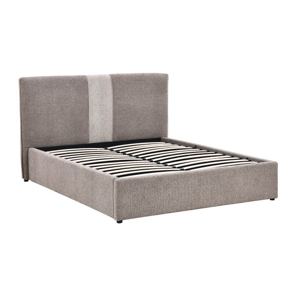 Voodi DONNA 160x200cm, helepruun