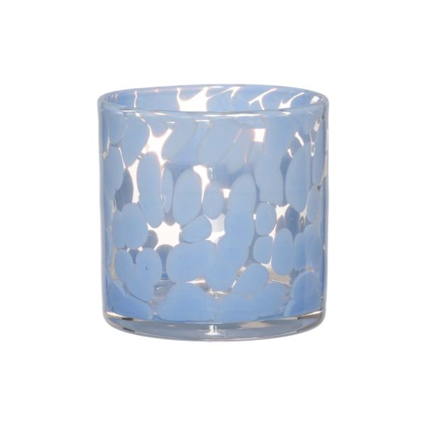 Candle holder RIEKKO 10cm, blue