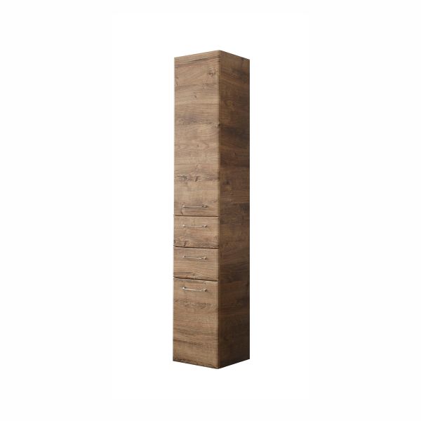 Kõrge vannitoakapp 943, 35x33xH186cm, tamm