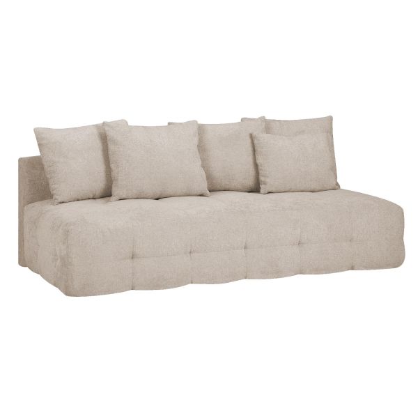 Sofabed LUISE 3-seater, beige