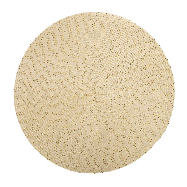 Lauamatt MAXINE D38cm, kuld