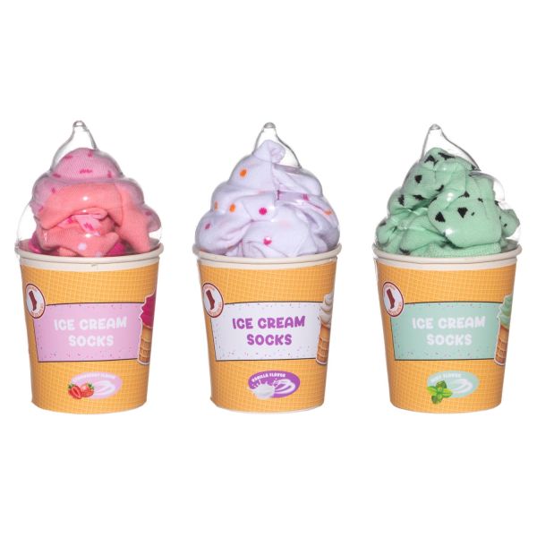 Kingiidee 4Living SOCKS ICE CREAM s36-40, sokid jäätis