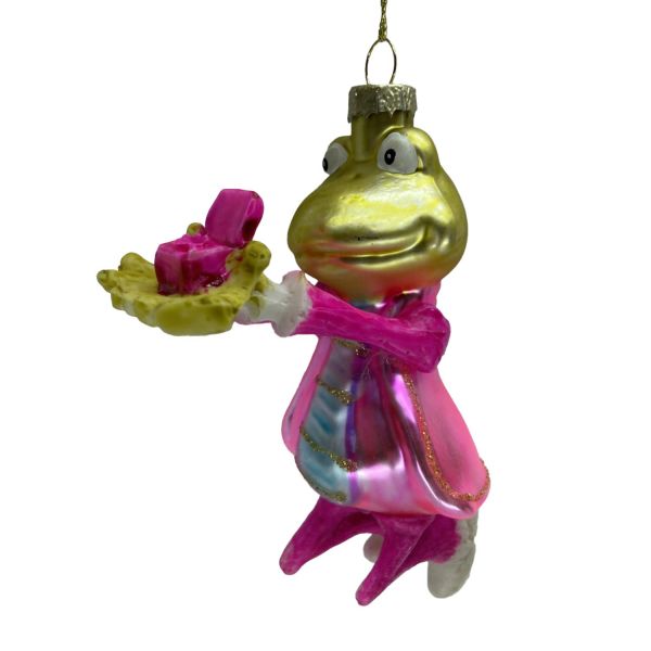 Рождественское украшение JOY FROG PRINCE 12,5 см, стекло