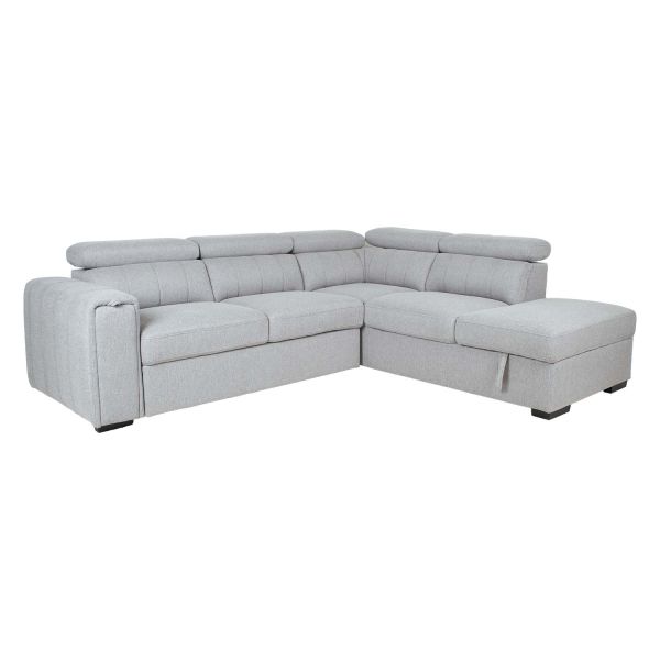 Nurgadiivanvoodi ODELIA-2 PN 263x227xH81/97cm, hall