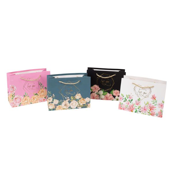 Подарочный пакет FOR YOU, 23х18х10см, микс