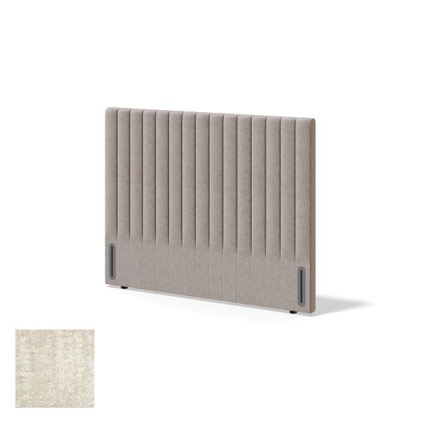 Headboard RED/BLACK NEW YORK AVOLA 140cm, beige