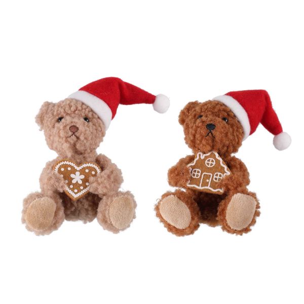Winteria Decoration Teddy Bear 10 cm assortment display