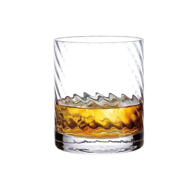 Glass WHIRL H9.6cm 373ml, low