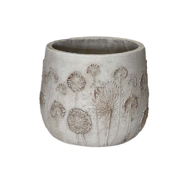 Plant holder SUNNY FLORE D23.5xH21cm white