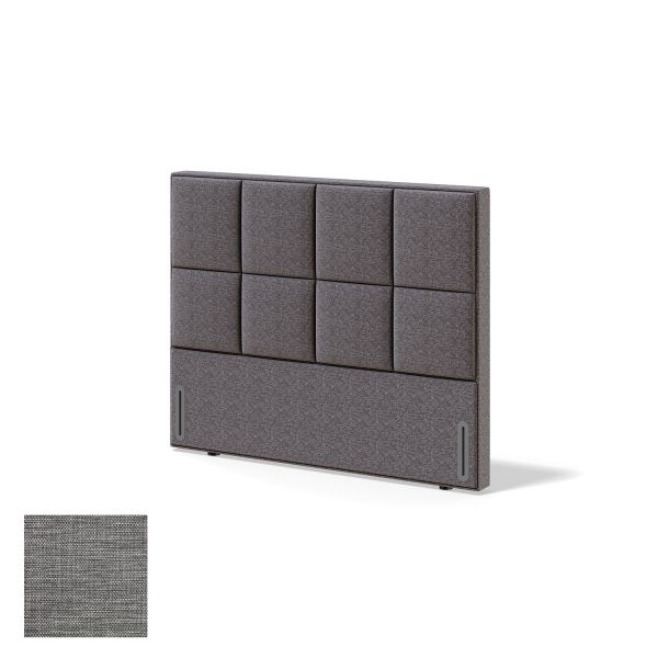 Headboard RED/BLACK KRONANG MANGO 140cm, light grey