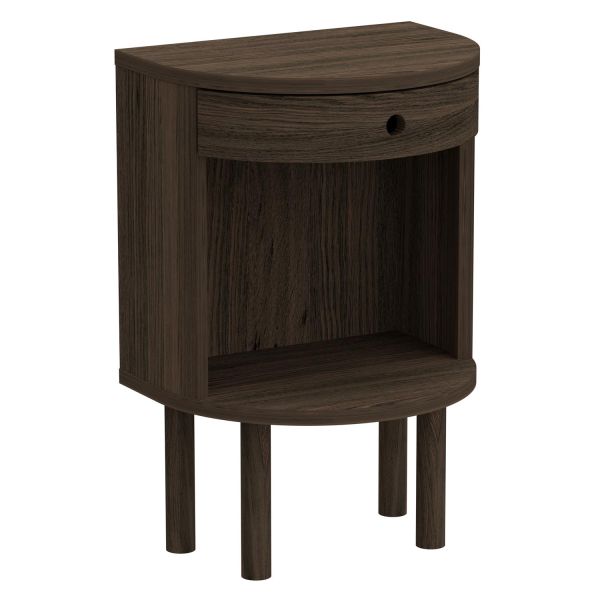 Bedside table PARON 40x31,5xH60cm, brown