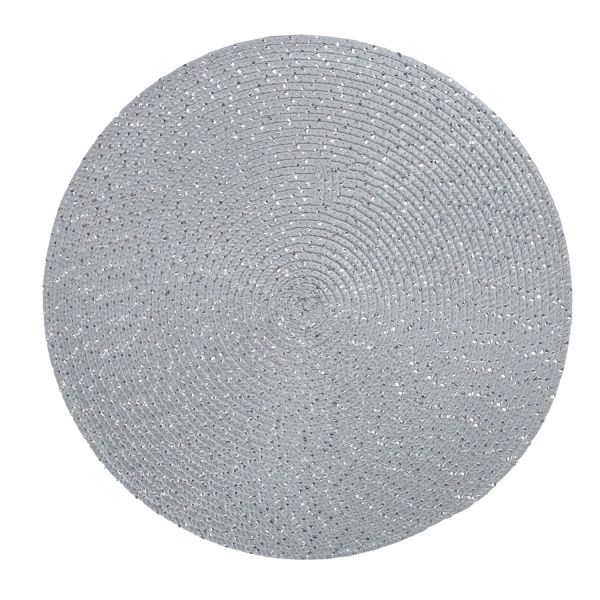 Placemat MAXINE D38cm, silver