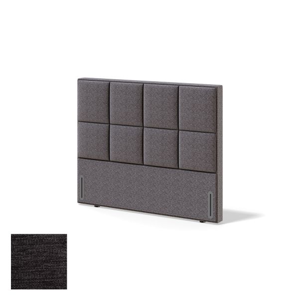Headboard RED/BLACK KRONANG VERANO 120cm, dark grey