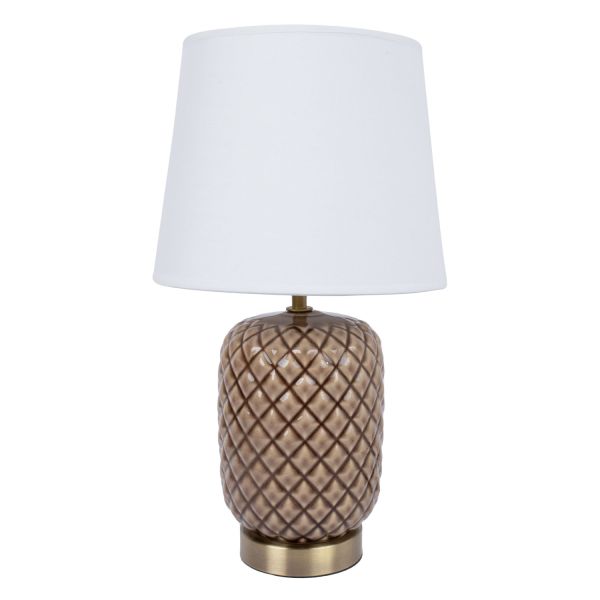 Laualamp VERRE H45cm, pruun