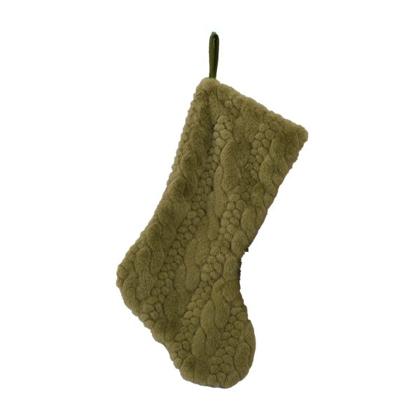 Jõulusokk FUN SWEET H53.3cm, roheline