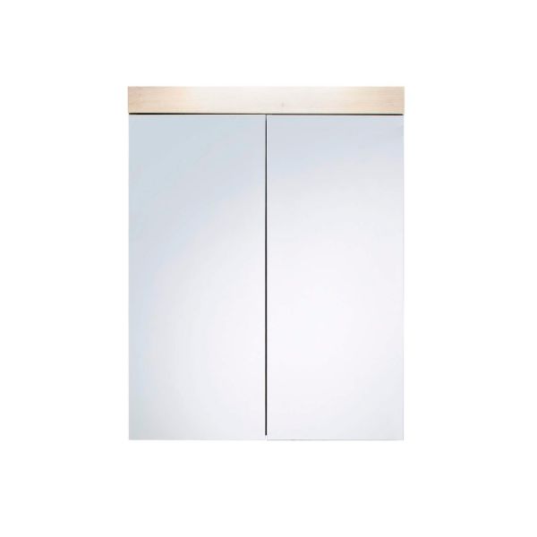 Зеркальный шкаф AMANDA 60x17xH77см, дикий дуб