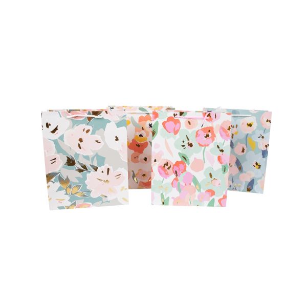 Подарочный пакет FLOWER, 18х23х10см, микс