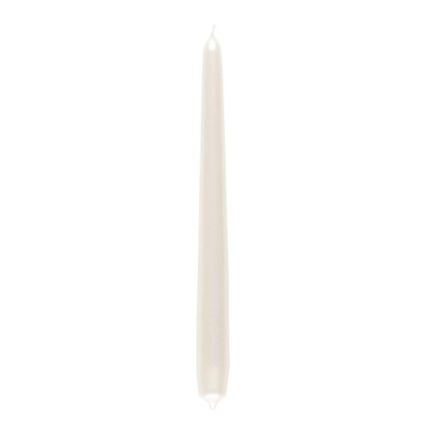 Polar Antique  candle metallic white