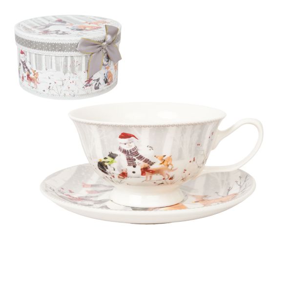 Tass/alustaldrik MIA SNOW 180ml kinkekarbis