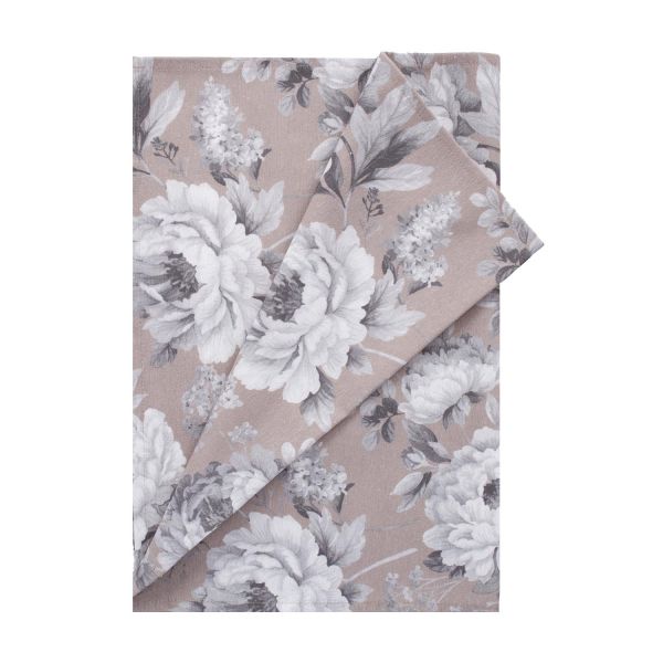 Table mat ZHAO 43x116cm, gray roses