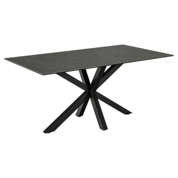 Обеденный стол HEAVEN 160x90xH75,5cm, черный