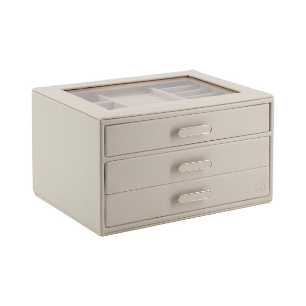 Ehtekarp SHANON 25x18xH14,3cm, valge