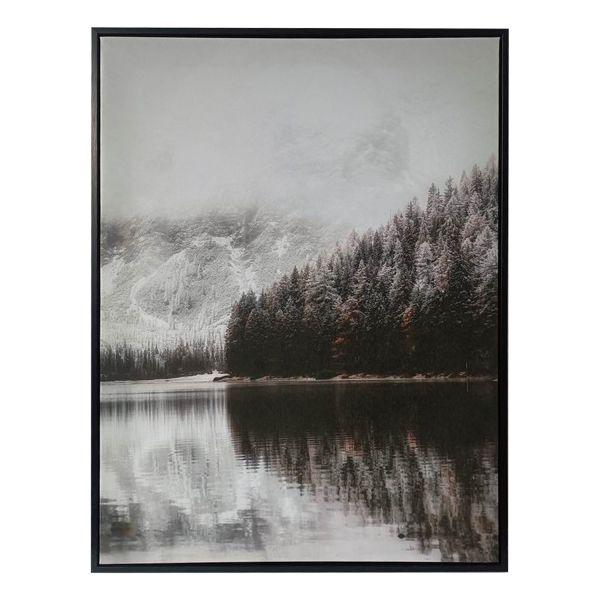 Холст с рамой WALLY 60x80см, снежный пейзаж