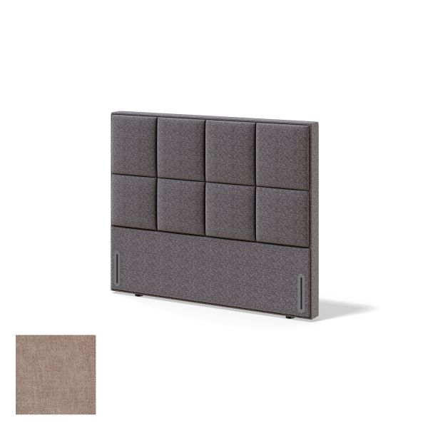 Headboard RED/BLACK KRONANG CLIFF 180cm, beige