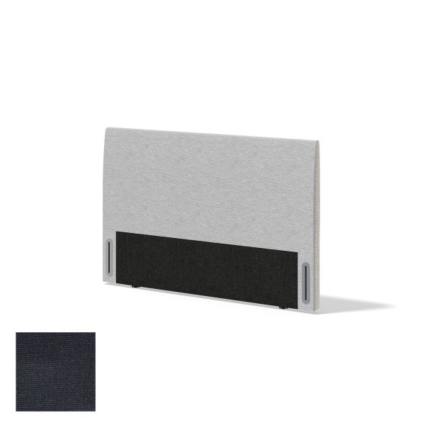Headboard BLUE H20 LOW AGGE 140cm, dark grey