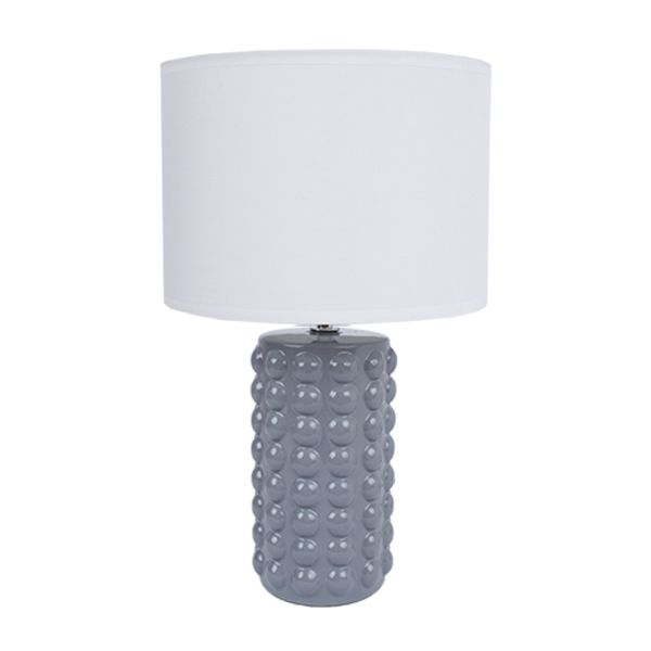 Table lamp DUNIK H39cm, grey