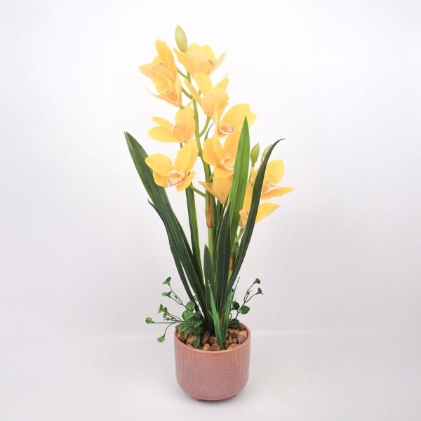 Орхидея GARDEN QUEEN H70см, желтый