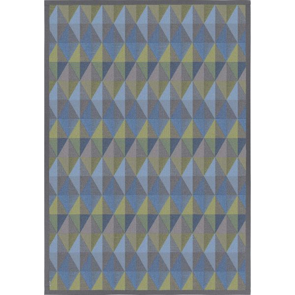 Vaip NORRA 160x230cm, hall/sinine