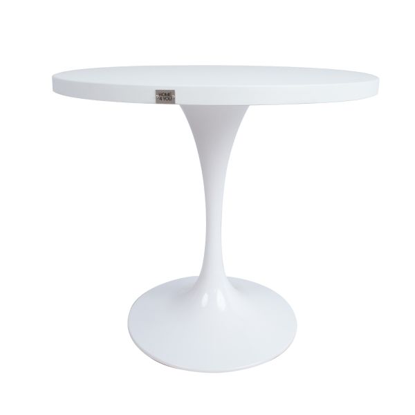 Laud BOLGHERI_D80xH74cm, valge