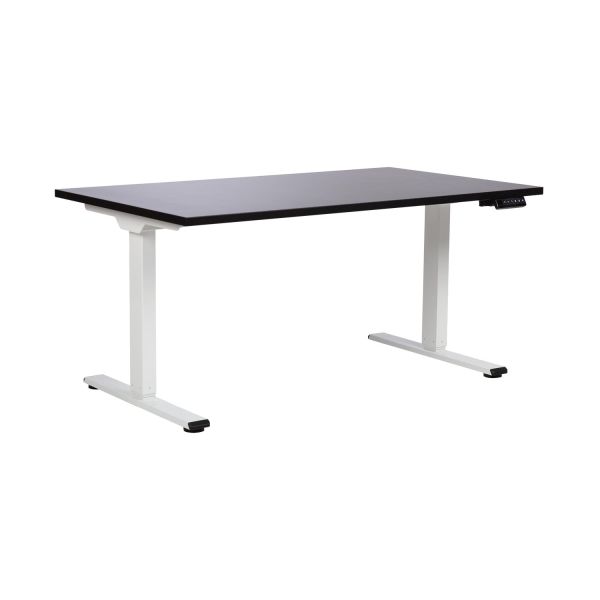 Desk ERGO PRO with 2 motor 140x80xH60-125cm, black/white