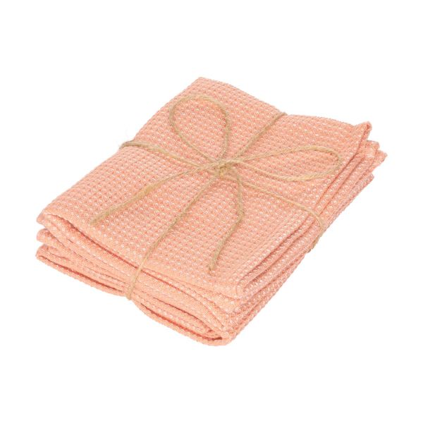 Fanni K Kitchen Towel Bamboo 2 pcs 50x70 cm peach