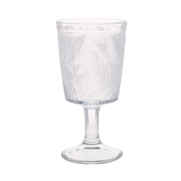 Wine goblet LEAF 300ml, clear