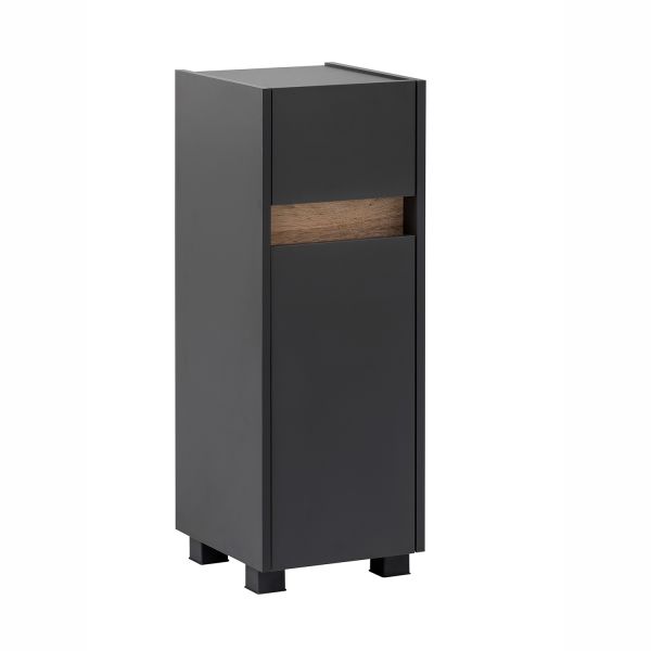 Lower bathroom cabinet COSMO 30x33xH85cm, anthracite