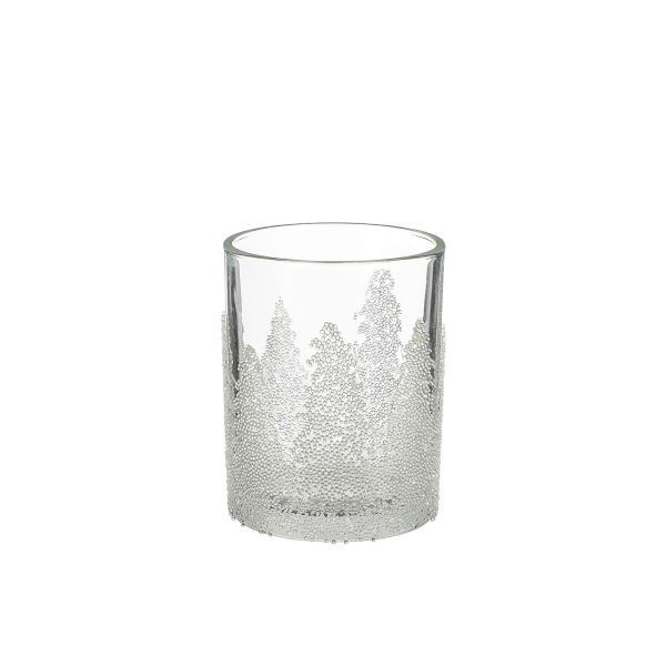 Candle holder FROST D10xH12,5cm
