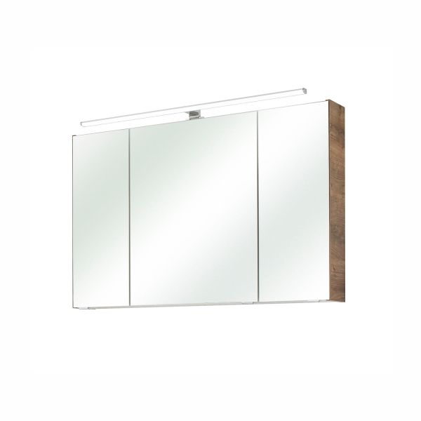 Peegelkapp LED-valgustusega 66-III, 105x16xH70cm, tamm
