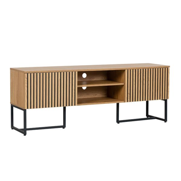 TV-laud HAMPTON 160x40xH60cm, tammedekooriga melamiin