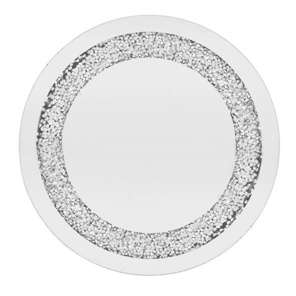 Peegel-alus BLING D30cm, kivikestega