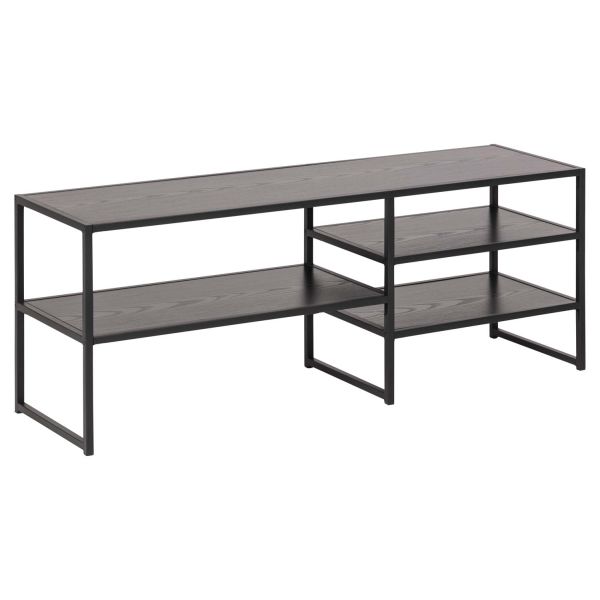 TV-laud SEAFORD 120x33xH46cm, must