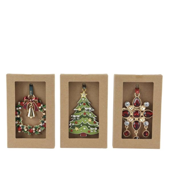 Christmas ornament CHARM DECOR H6cm, multi