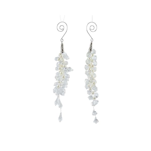 Christmas ornament CHARM ICICLE H15cm, transparent