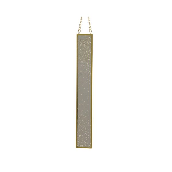 Christmas ornament CHARM MIRROR H10cm, golden