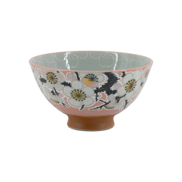 Bowl HARU D11.5xH6cm "Cherry Blossom on Pink"