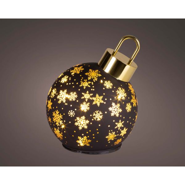 Decoration CHARM D14cm, LED rotating, must