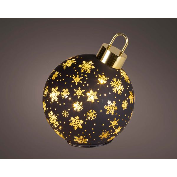 Decoration CHARM D18cm, LED rotating, must
